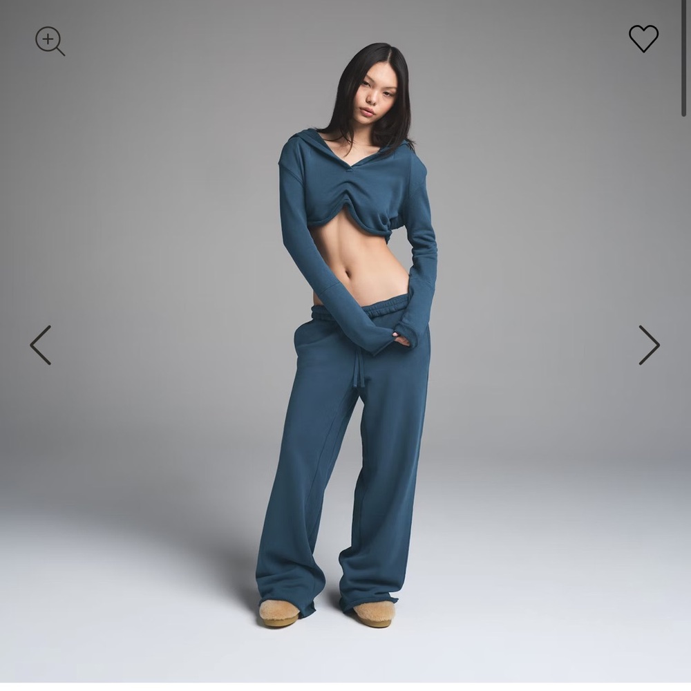 SKIMS Blue Joggers with Sleek Design
